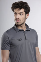 Power-Play Signature Polo T-Shirt | Dark Grey