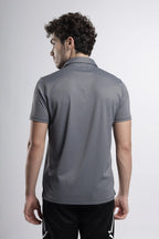 Power-Play Signature Polo T-Shirt | Dark Grey
