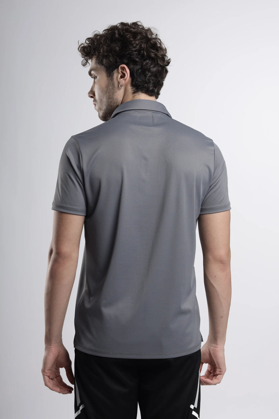 Power-Play Signature Polo T-Shirt | Dark Grey