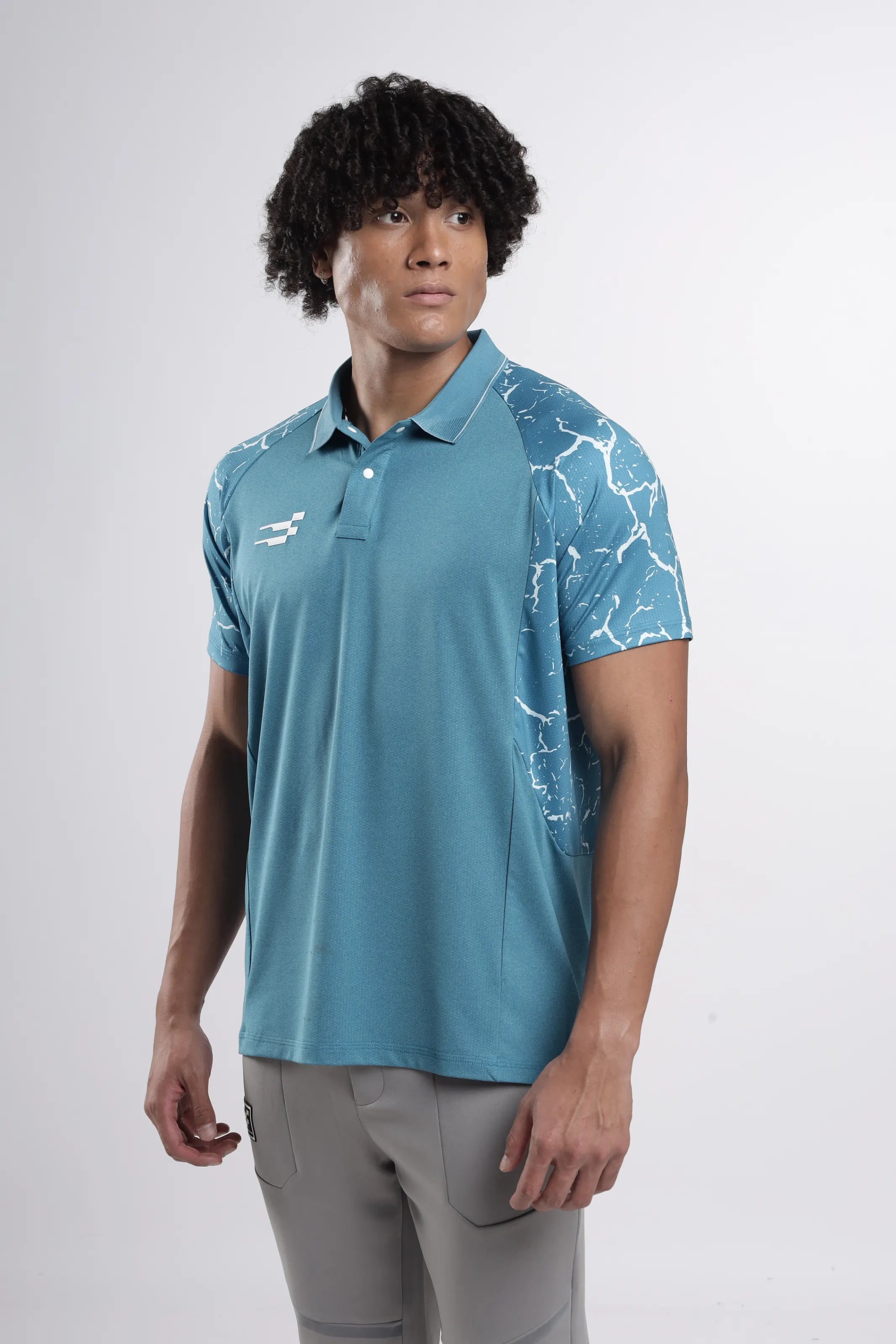 Athena Performance Polo T-Shirt Teal