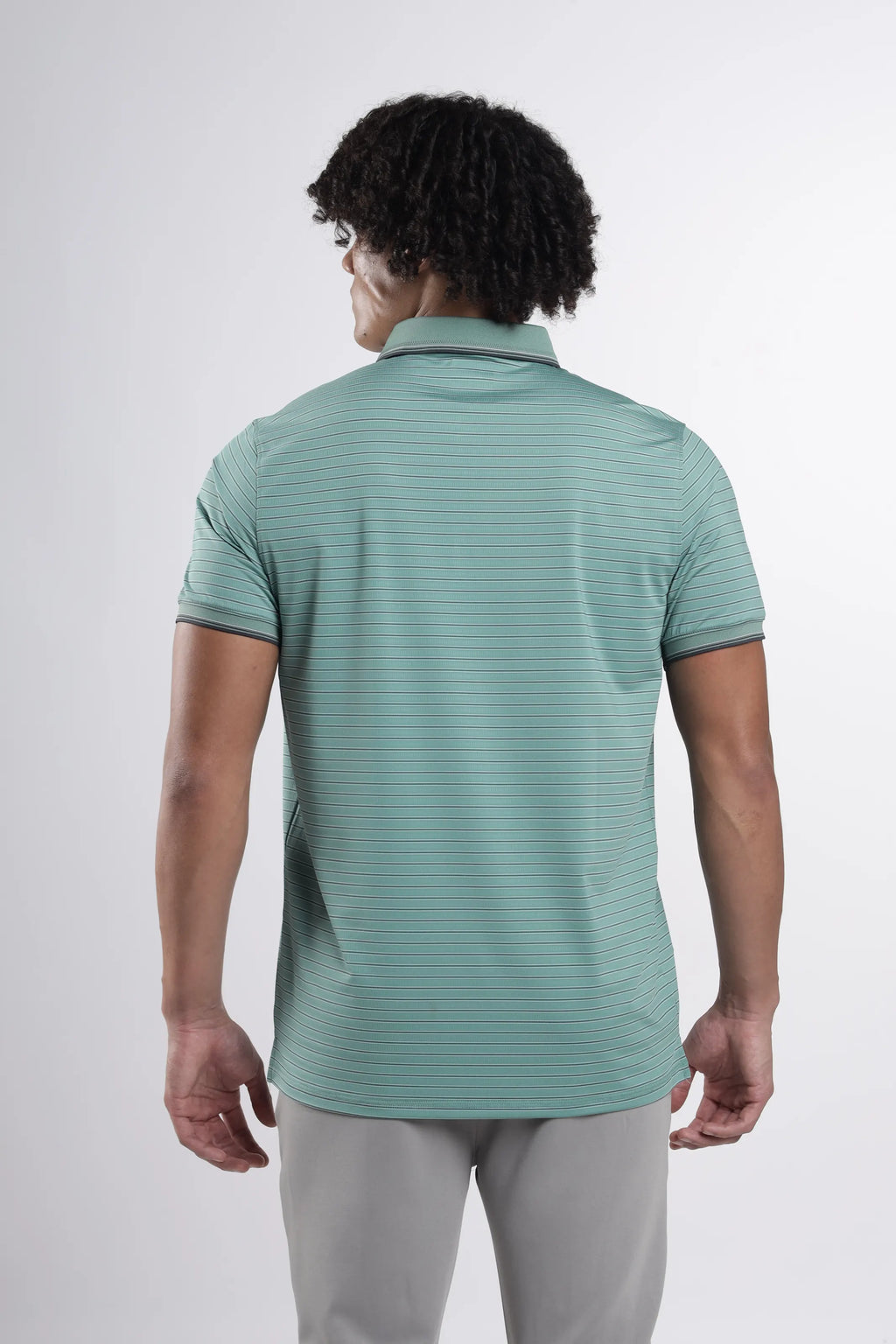 AeroLux Signature Polo T-Shirt  | Thyme