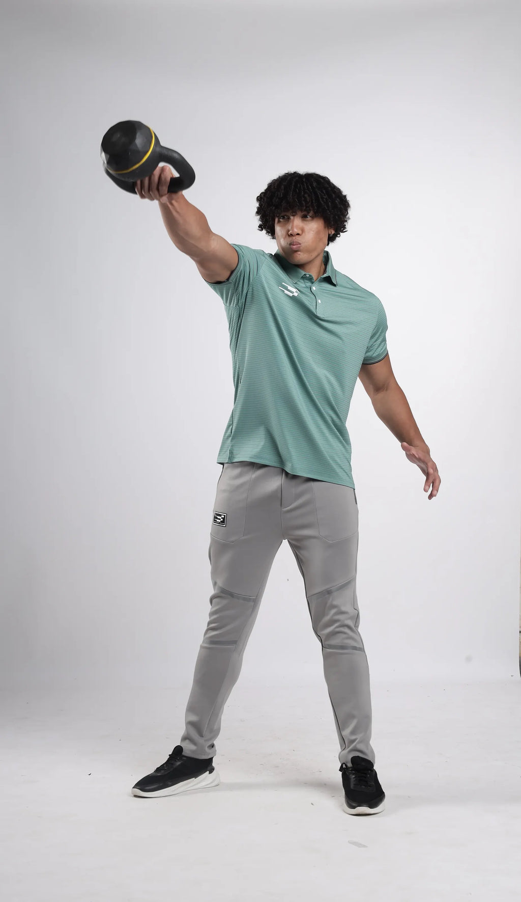 AeroLux Signature Polo T-Shirt  | Thyme
