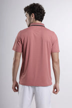 Jet-Core Lightweight Performance Polo | Crimson Clay
