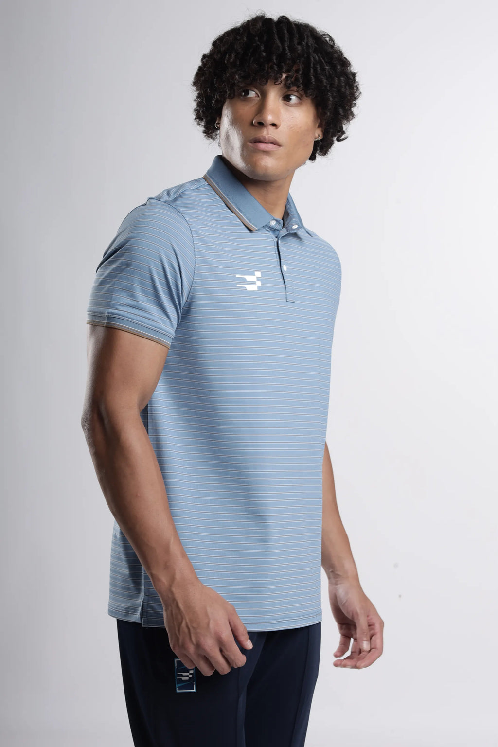 AeroLux Signature Golf Polo T-Shirt | Skyfall