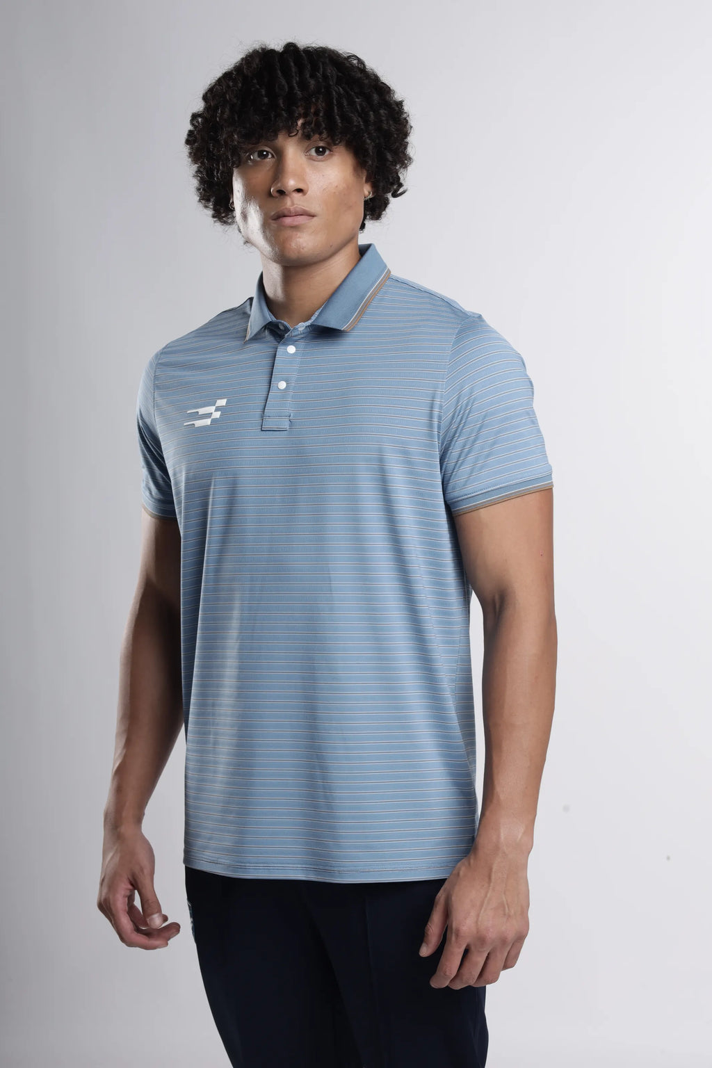AeroLux Signature Golf Polo T-Shirt | Skyfall