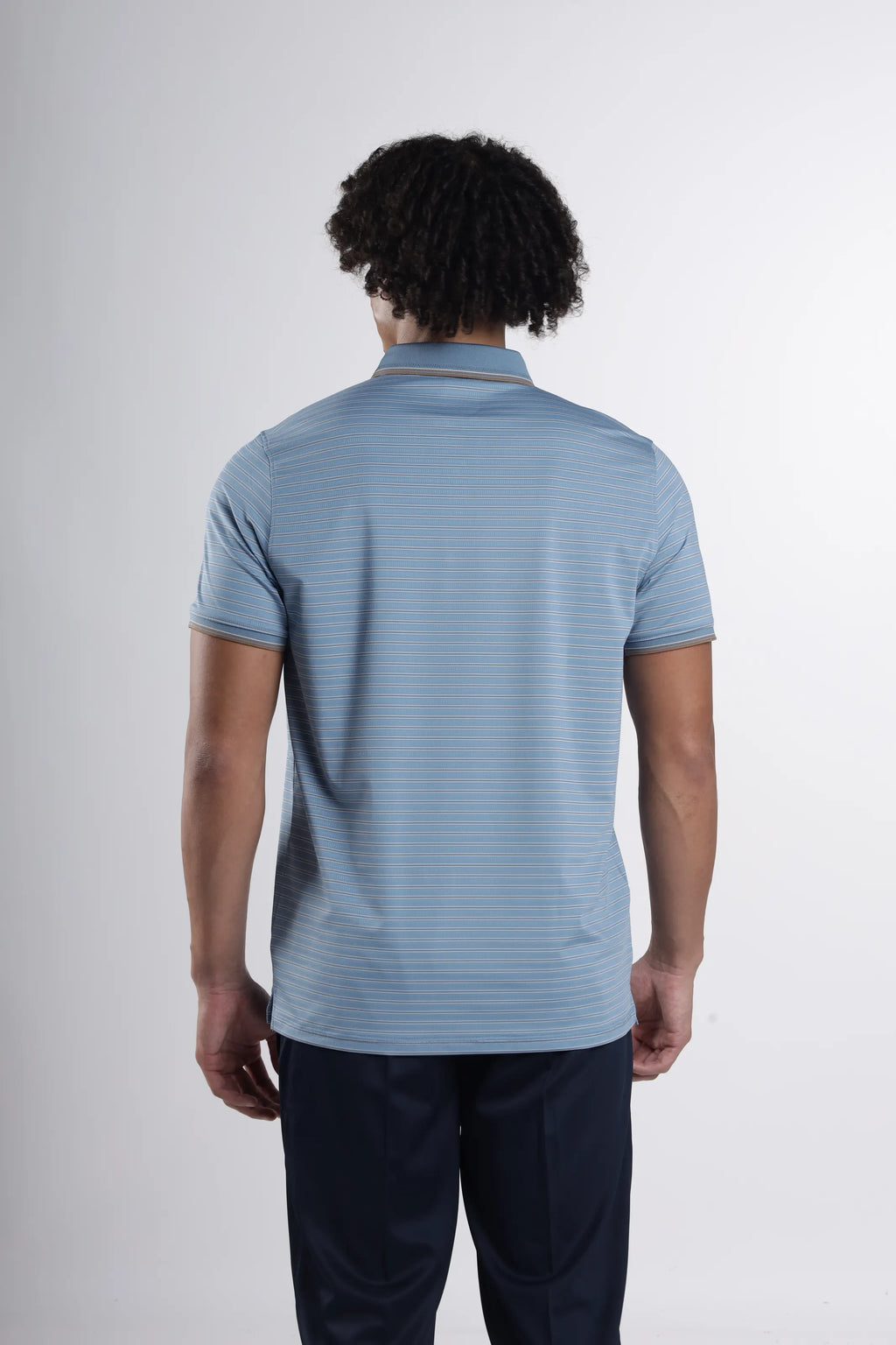 AeroLux Signature Golf Polo T-Shirt | Skyfall