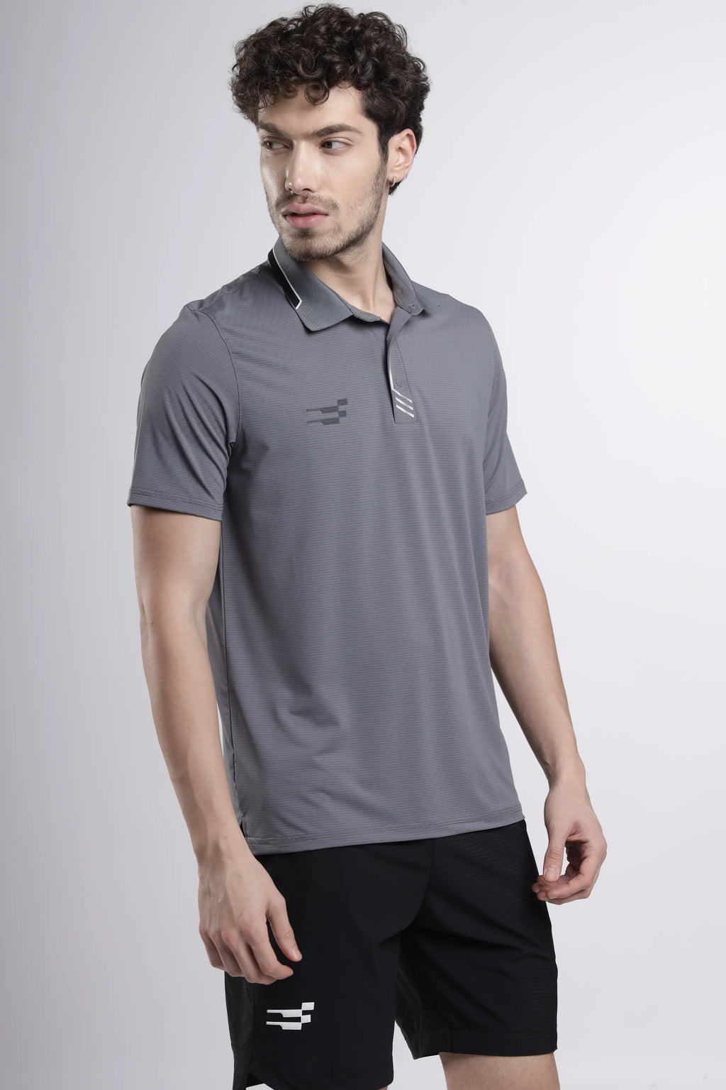 Jet-Core Lightweight Performance Polo | Charcoal