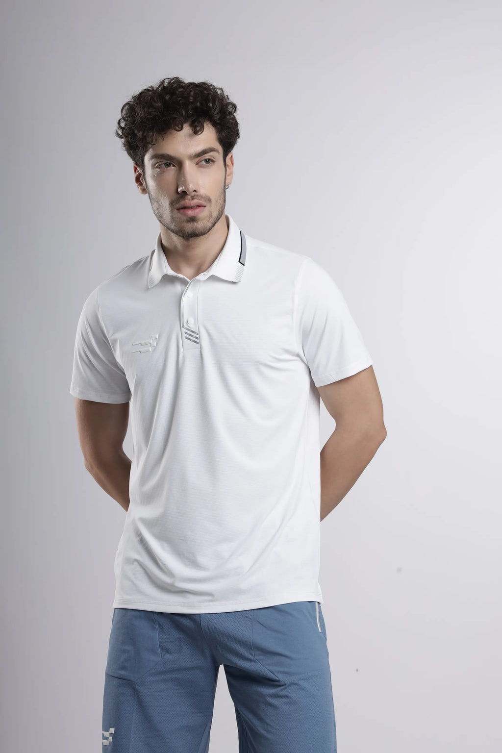 Jet-Core Lightweight Performance Polo | White