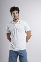 Jet-Core Lightweight Performance Polo | White
