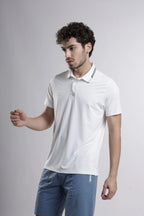 Jet-Core Lightweight Performance Polo | White