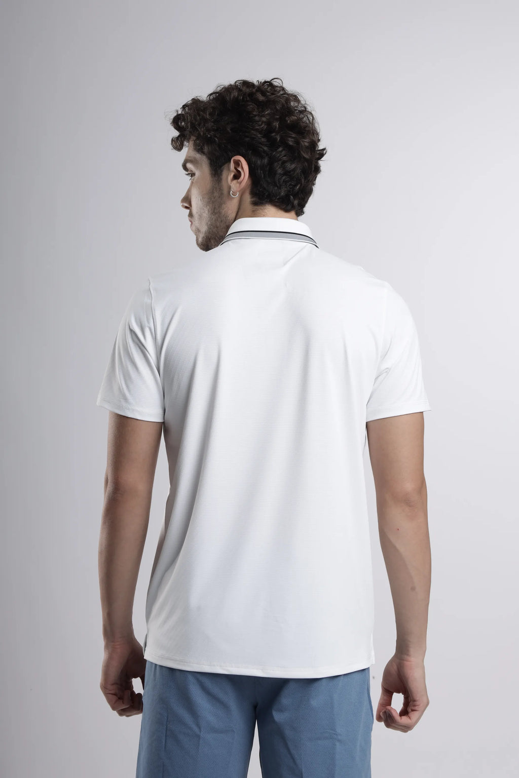 Jet-Core Lightweight Performance Polo | White