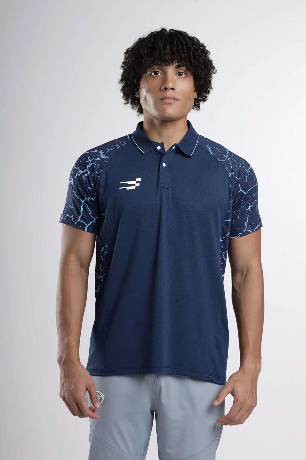 Athena Performance Polo T-Shirt | Navy