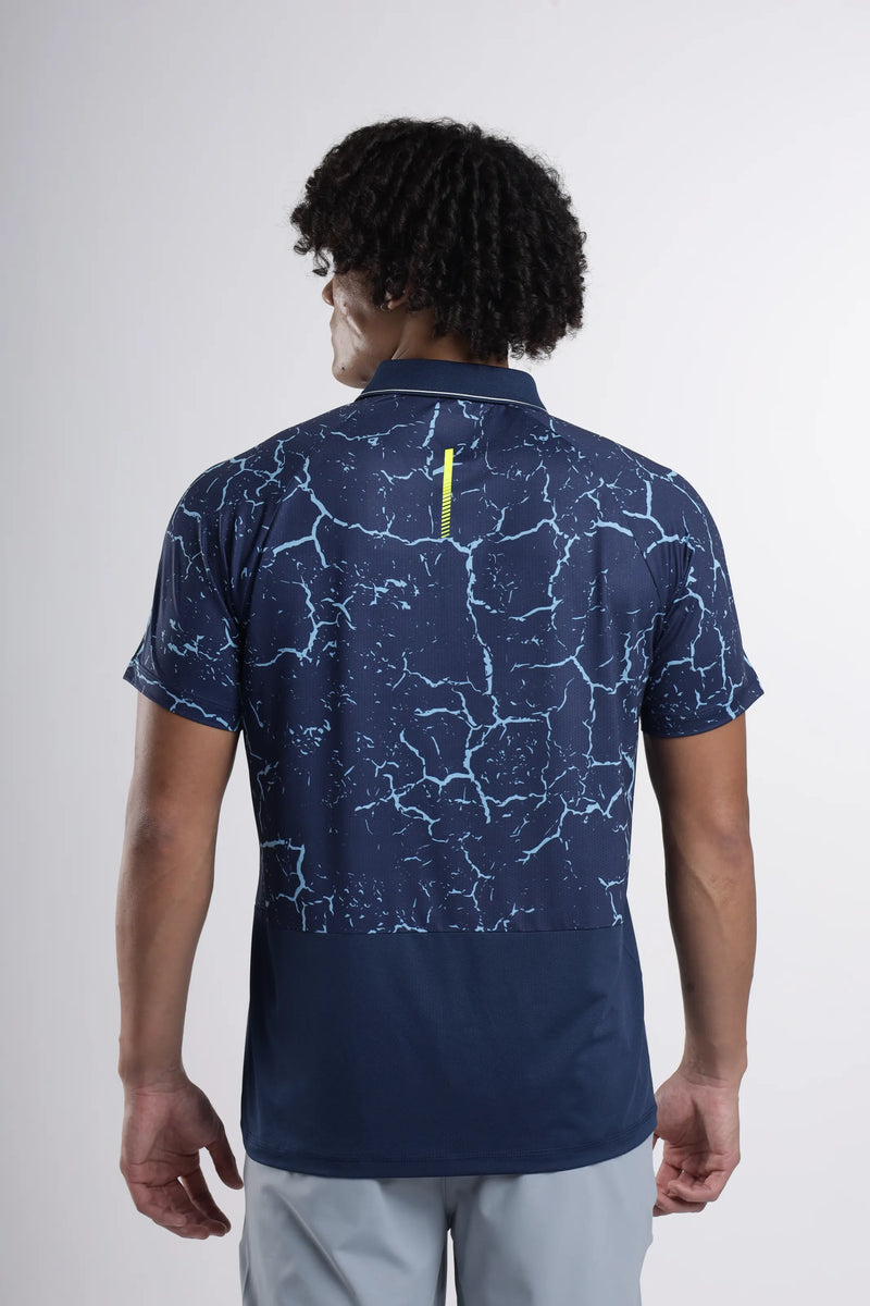 Athena Performance Polo T-Shirt | Navy