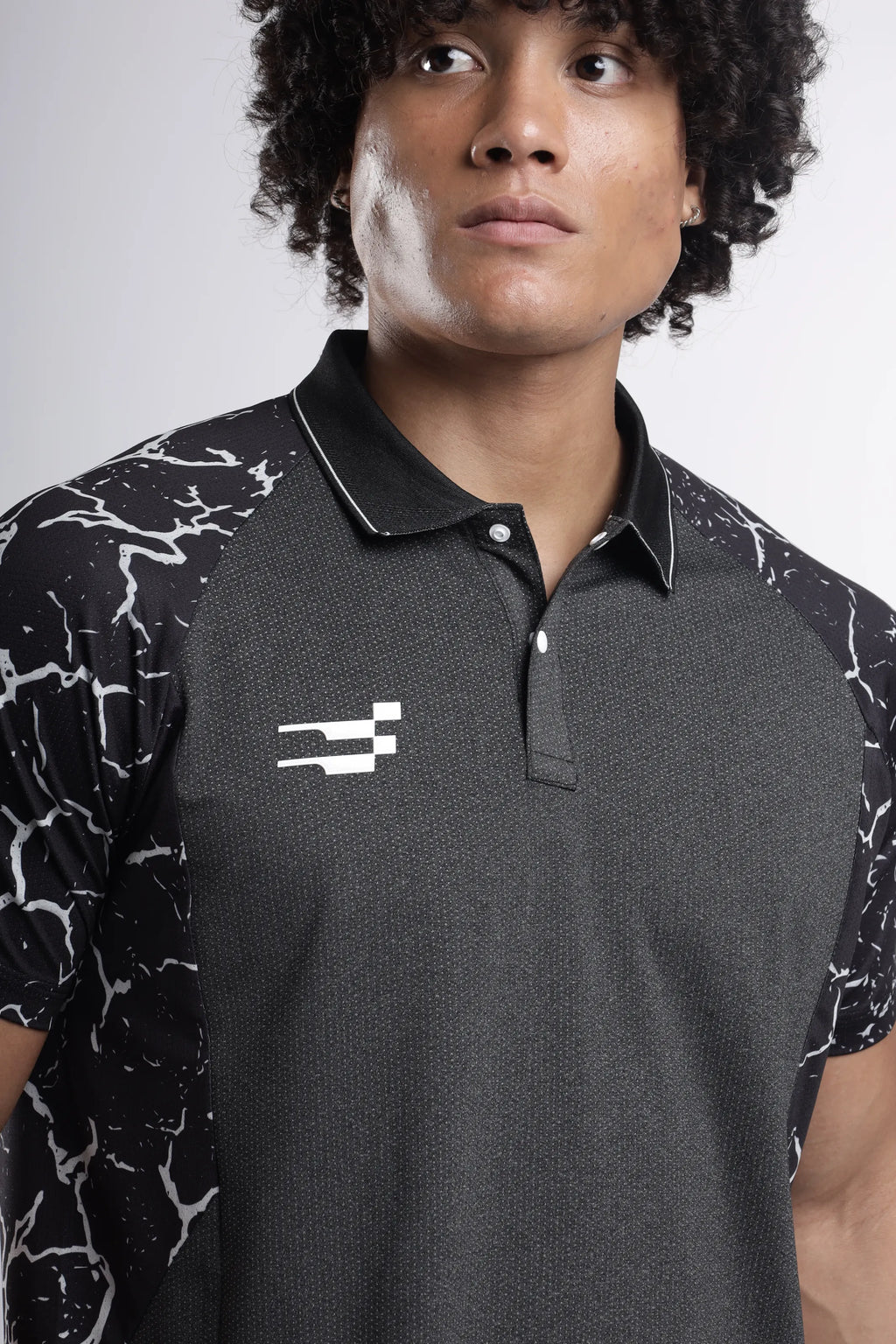 Athena Performance Polo T-Shirt | Black