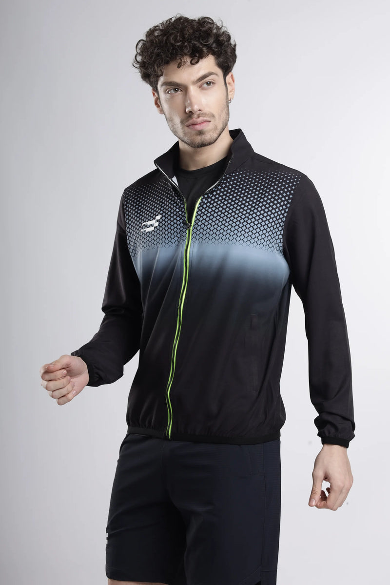 Nano-Shell Lightweight Performance Track Top | Black