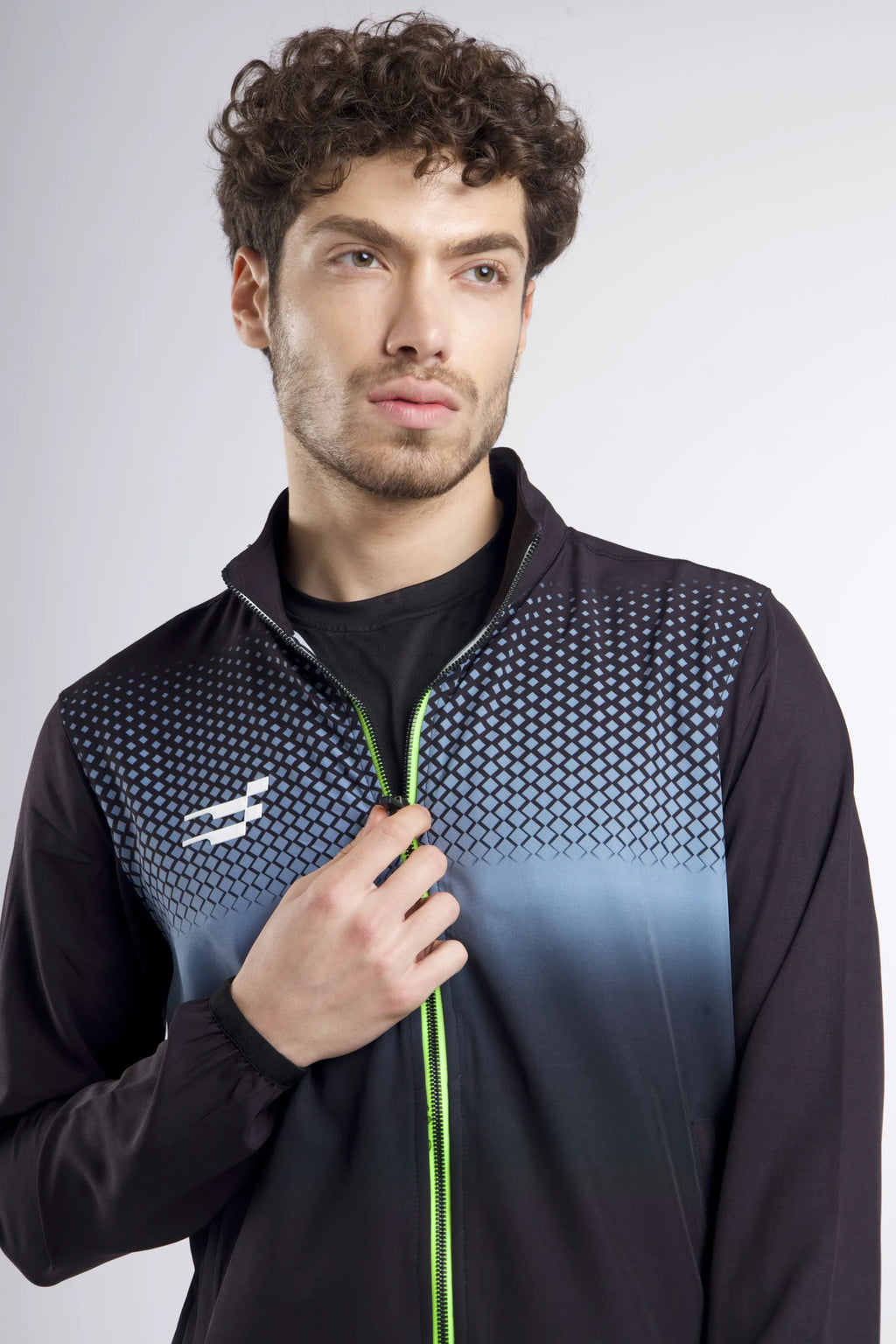 Nano-Shell Lightweight Performance Track Top | Black