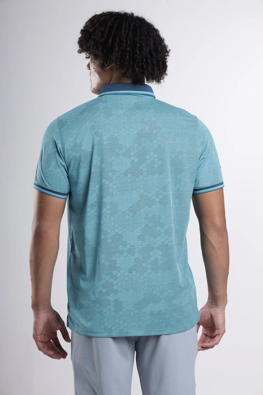 Octagon Performance Polo T-Shirt Ocean | Teal
