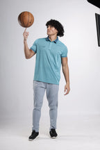 Octagon Performance Polo T-Shirt Ocean | Teal