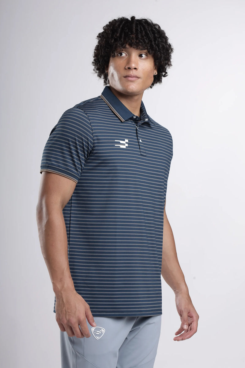 AeroLux Signature  Golf Polo T-Shirt | Navy