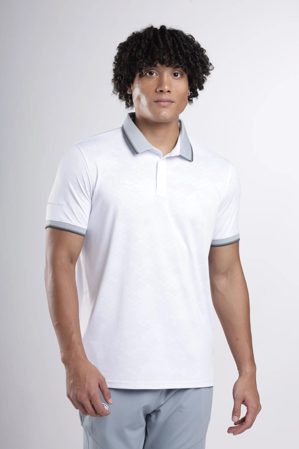 Octagon Performance Polo T-Shirt | White