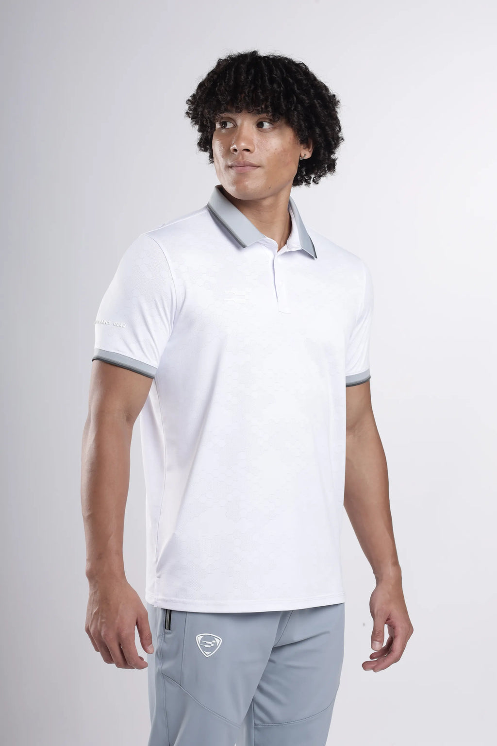 Octagon Performance Polo T-Shirt | White