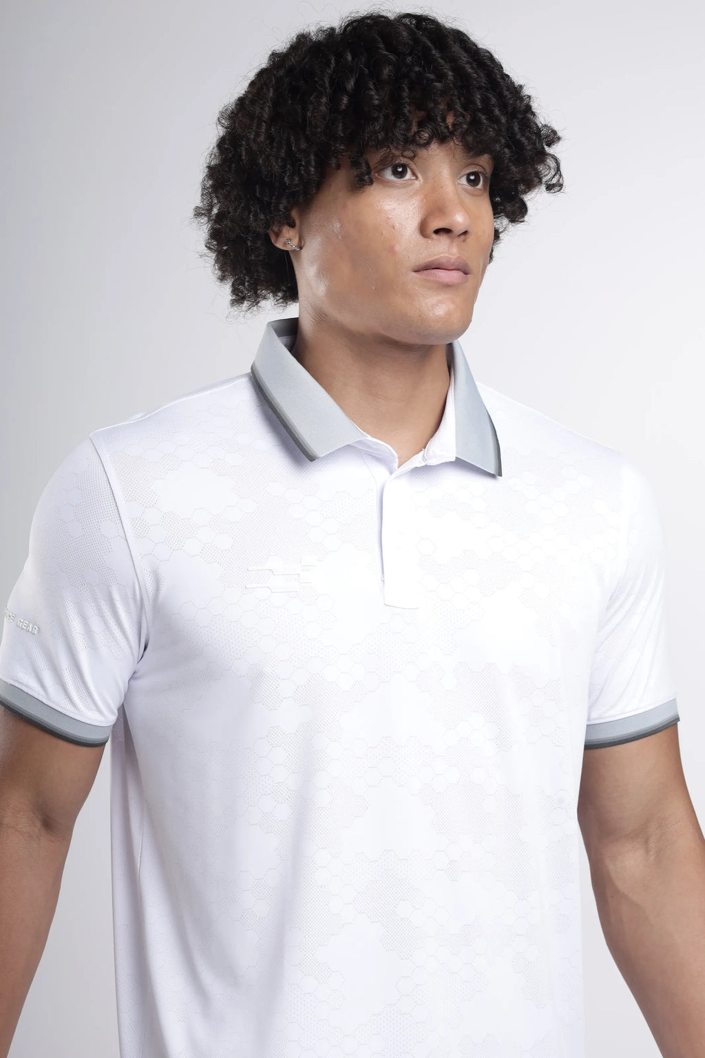 Octagon Performance Polo T-Shirt | White