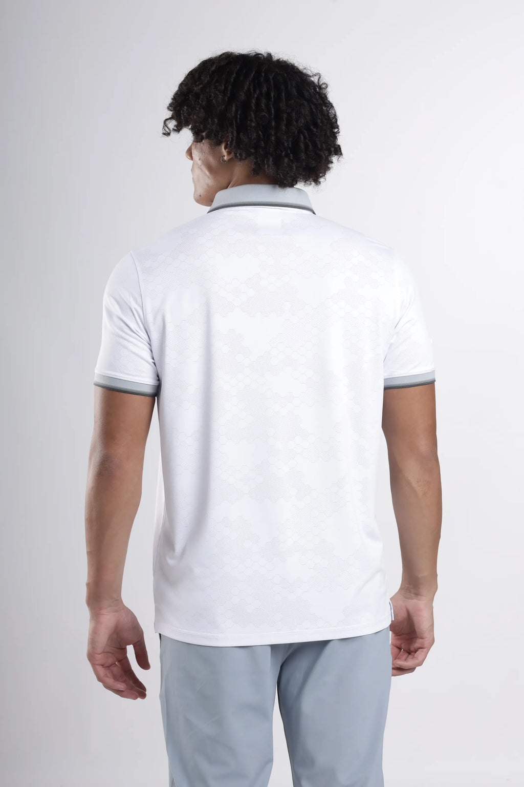 Octagon Performance Polo T-Shirt | White