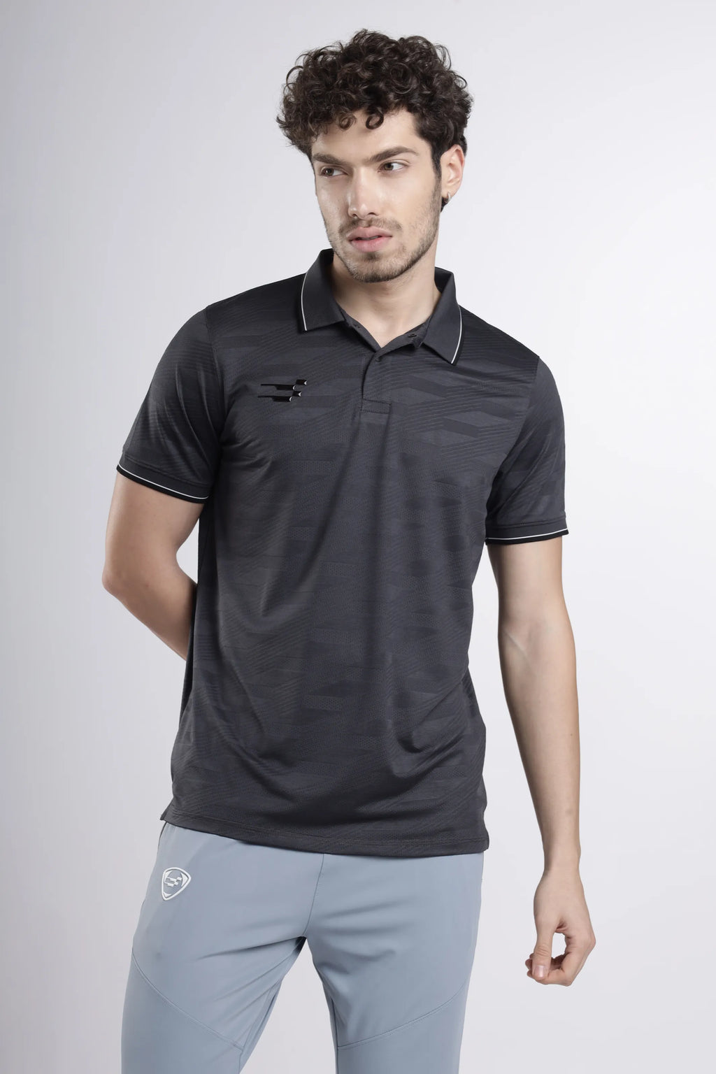 Equinox Performance Polo T-Shirt | Dark Shadow