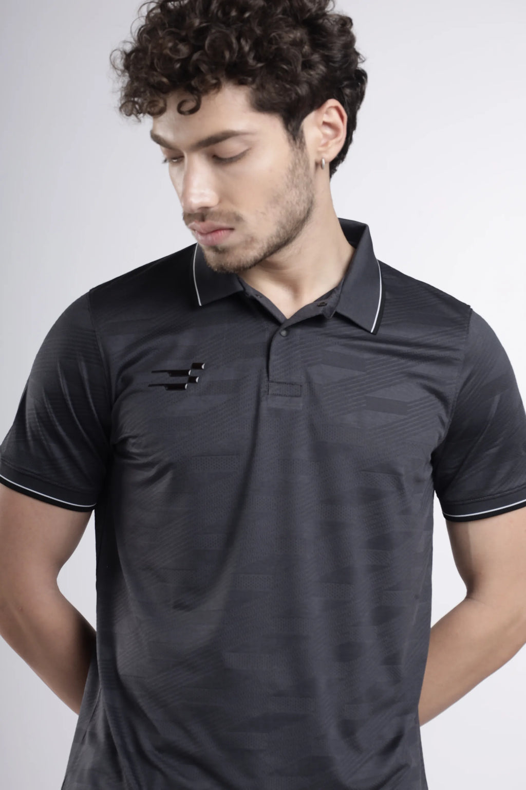 Equinox Performance Polo T-Shirt | Dark Shadow