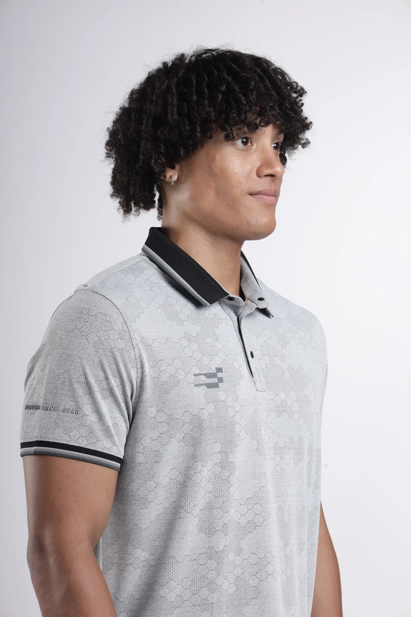 Octagon Performance Polo T-Shirt Light | Grey