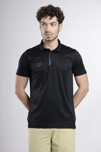 Power-Play Signature Polo T-Shirt | Black