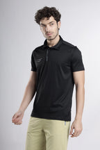 Power-Play Signature Polo T-Shirt | Black