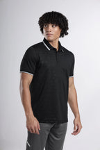 AeroEdge Performance Polo T-Shirt | Black