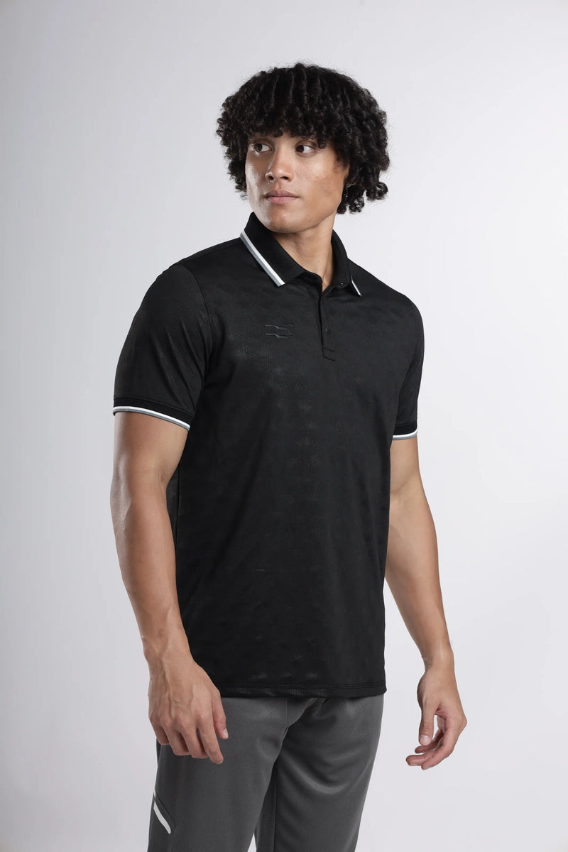 AeroEdge Performance Polo T-Shirt | Black