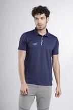 Power-Play Signature Polo T-Shirt | Navy