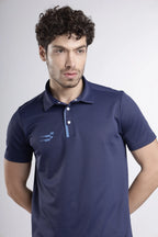 Power-Play Signature Polo T-Shirt | Navy