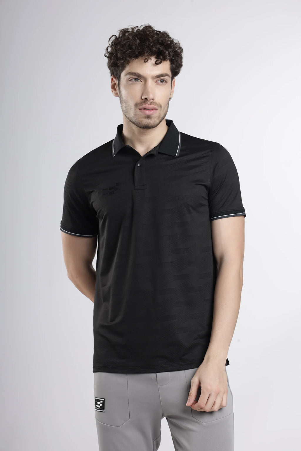 Equinox Performance Polo T-Shirt | Black