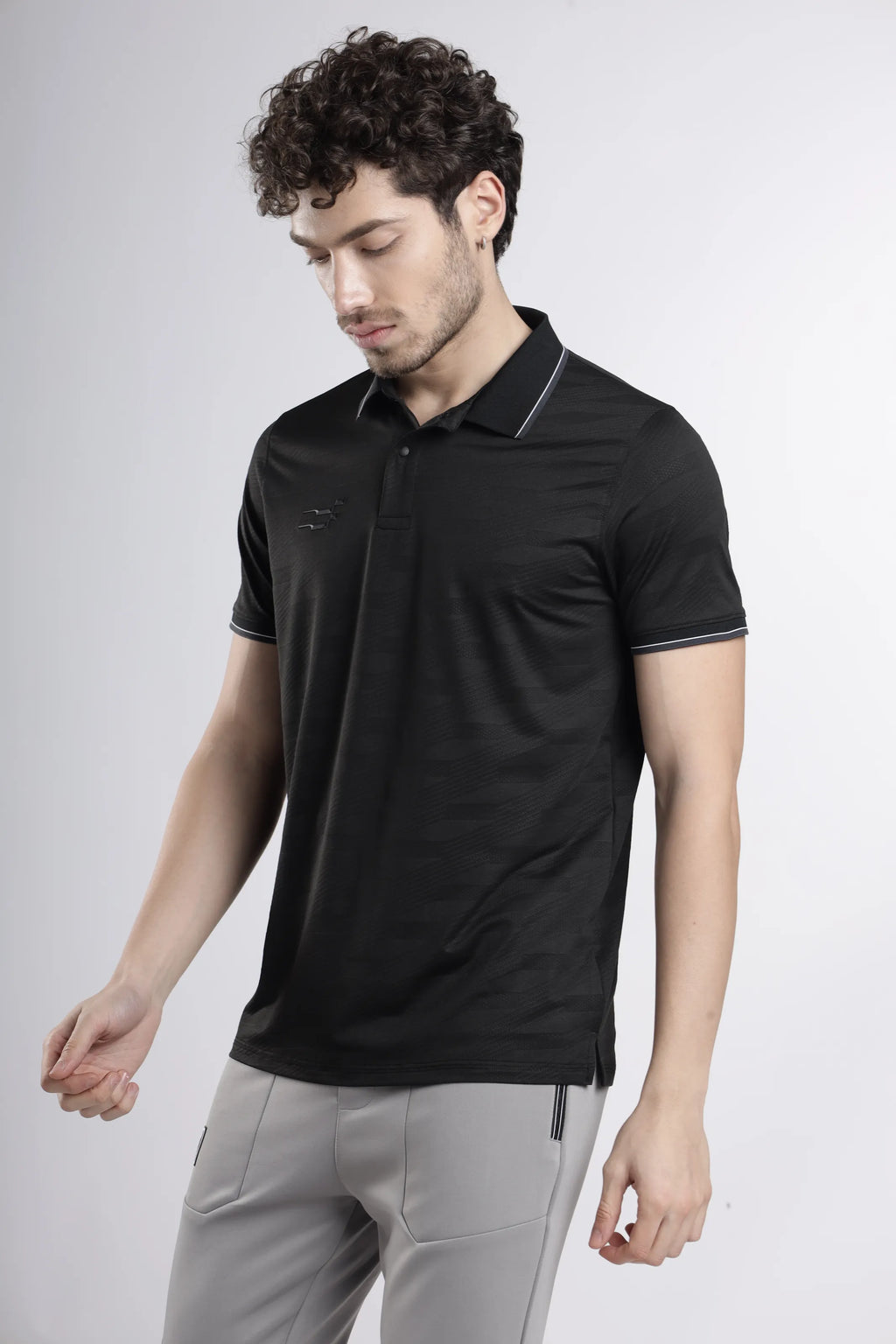 Equinox Performance Polo T-Shirt | Black