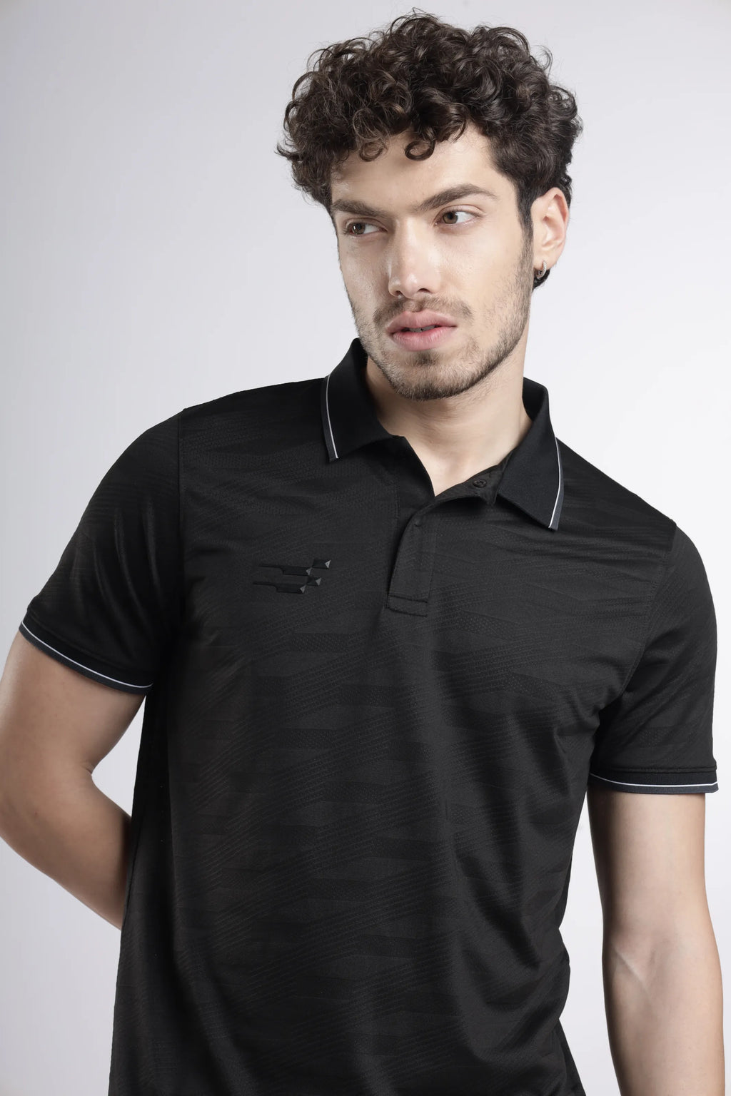 Equinox Performance Polo T-Shirt | Black