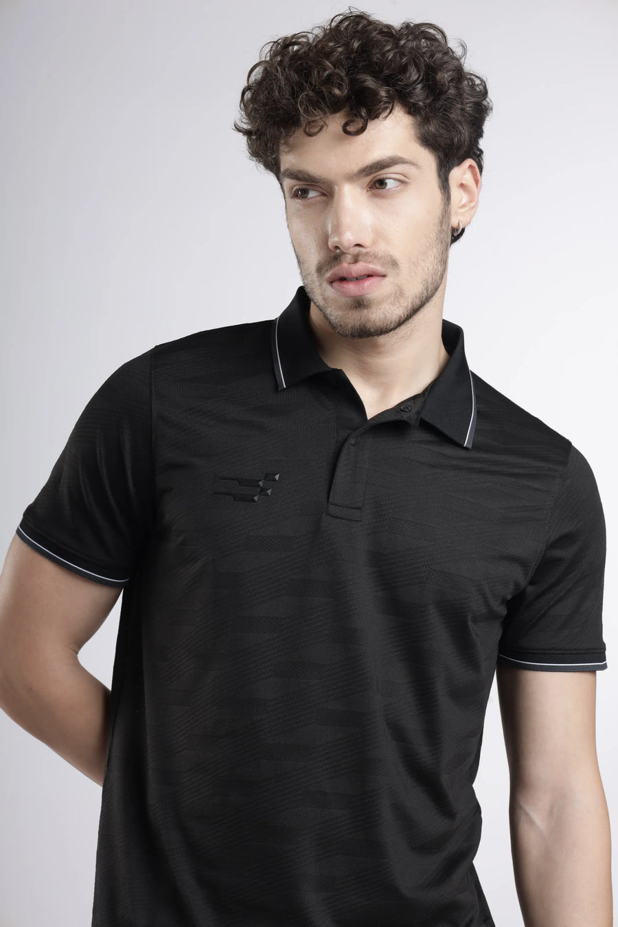 Equinox Performance Polo T-Shirt | Black