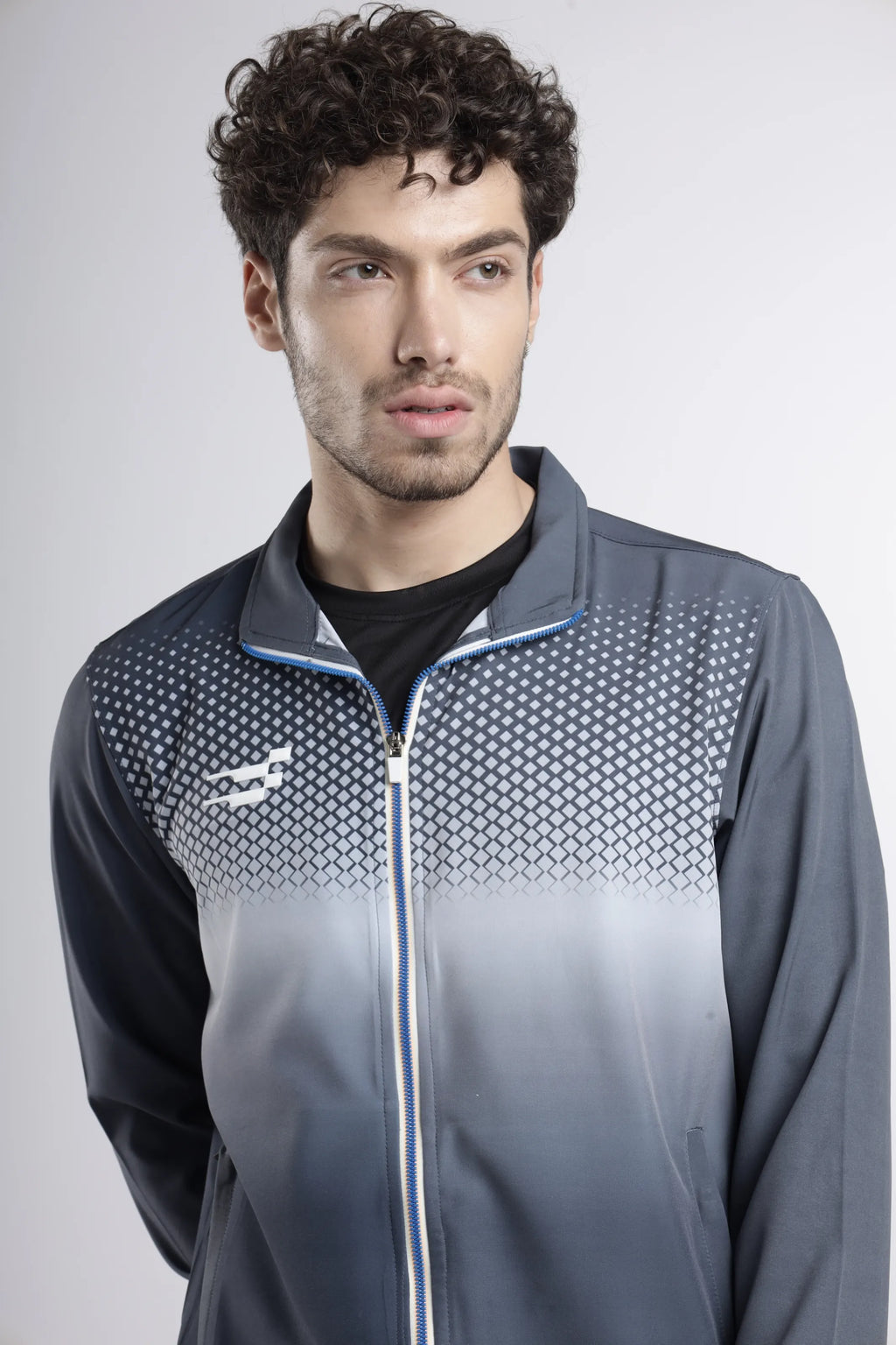 Nano-Shell Lightweight Performance Track Top | Grey