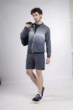 Nano-Shell Lightweight Performance Track Top | Grey