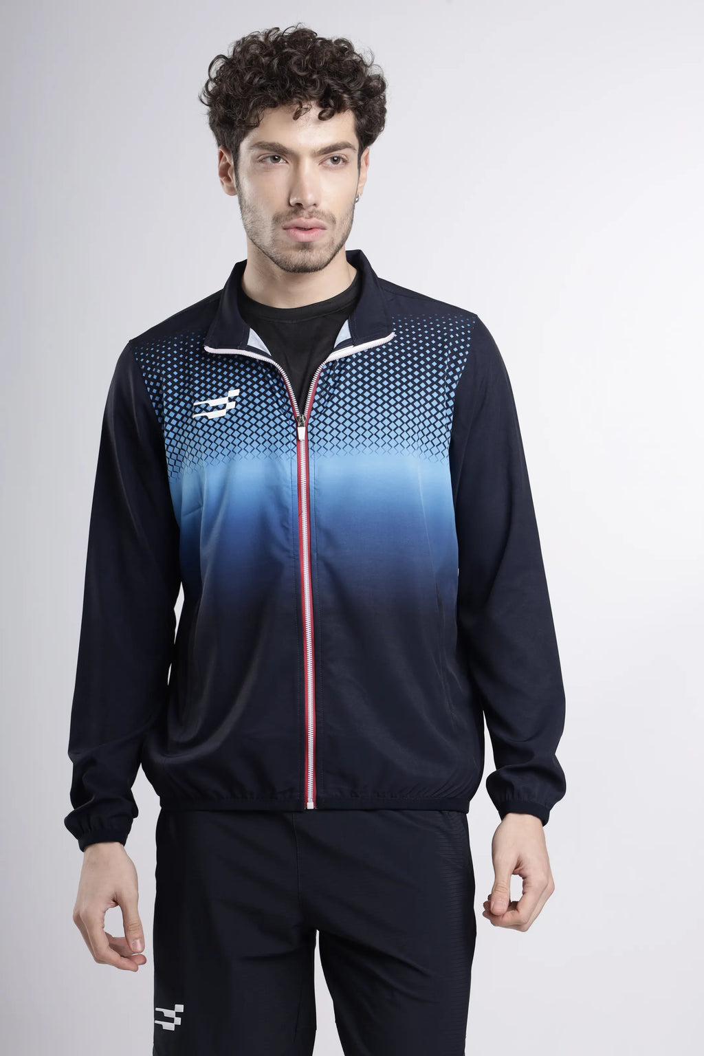 Nano-Shell Lightweight Performance Track Top | Navy