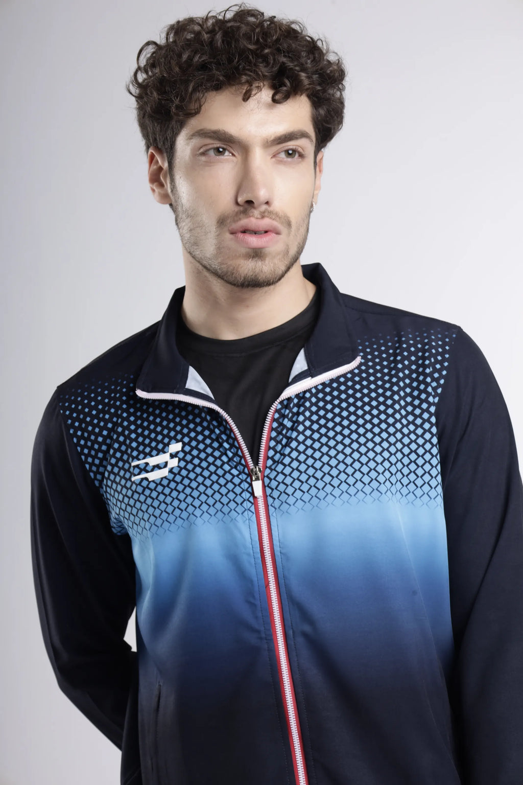 Nano-Shell Lightweight Performance Track Top | Navy