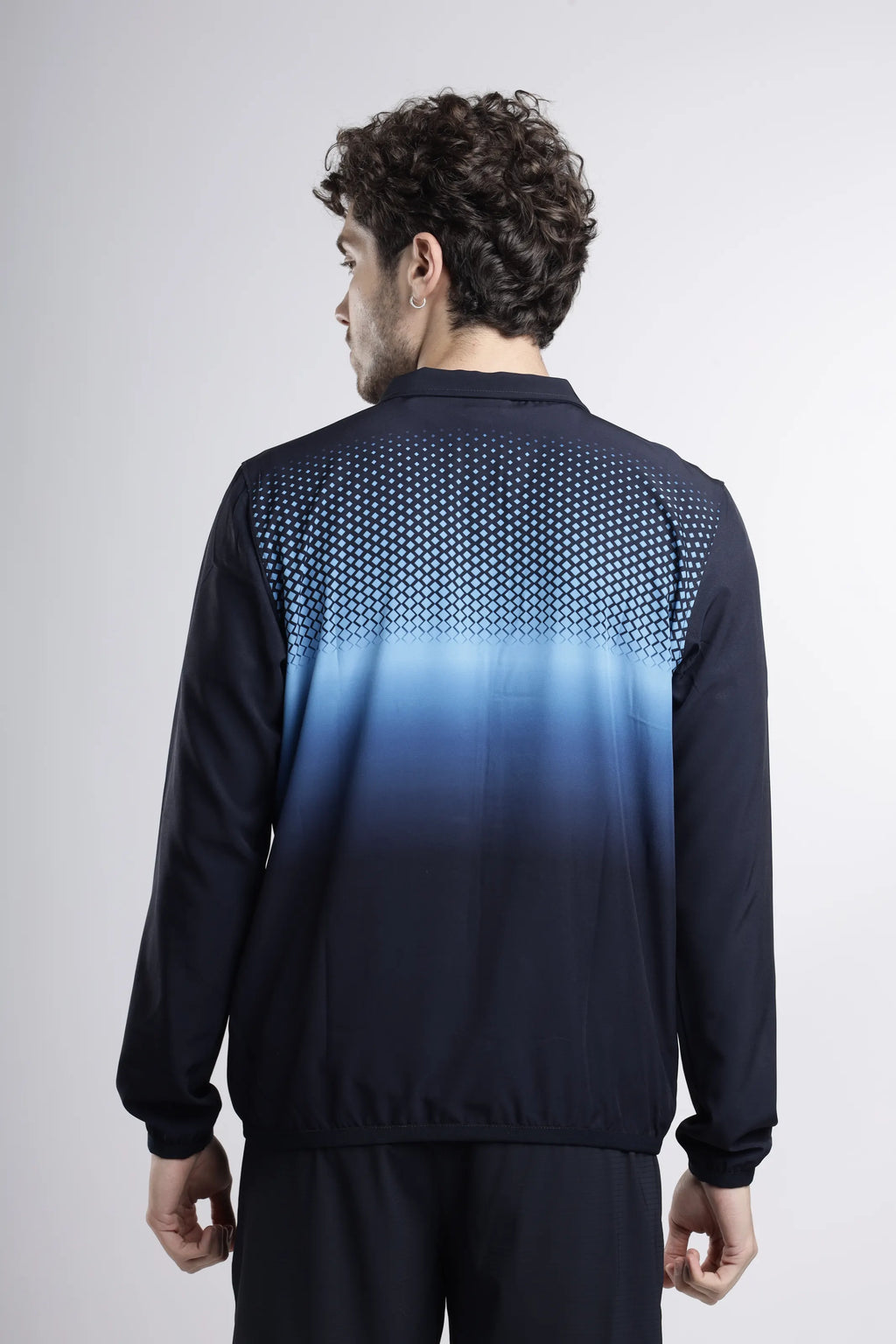 Nano-Shell Lightweight Performance Track Top | Navy