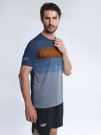 Fit-Gear Slam Running T-Shirt Indigo