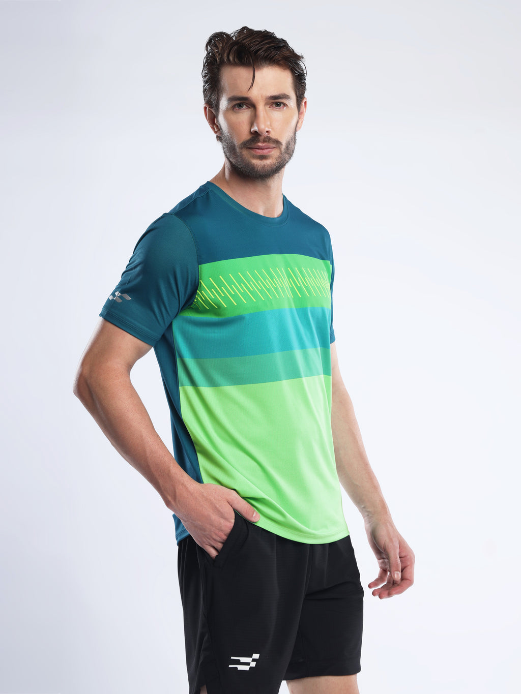 Fit-Gear Slam Running T-Shirt Lime