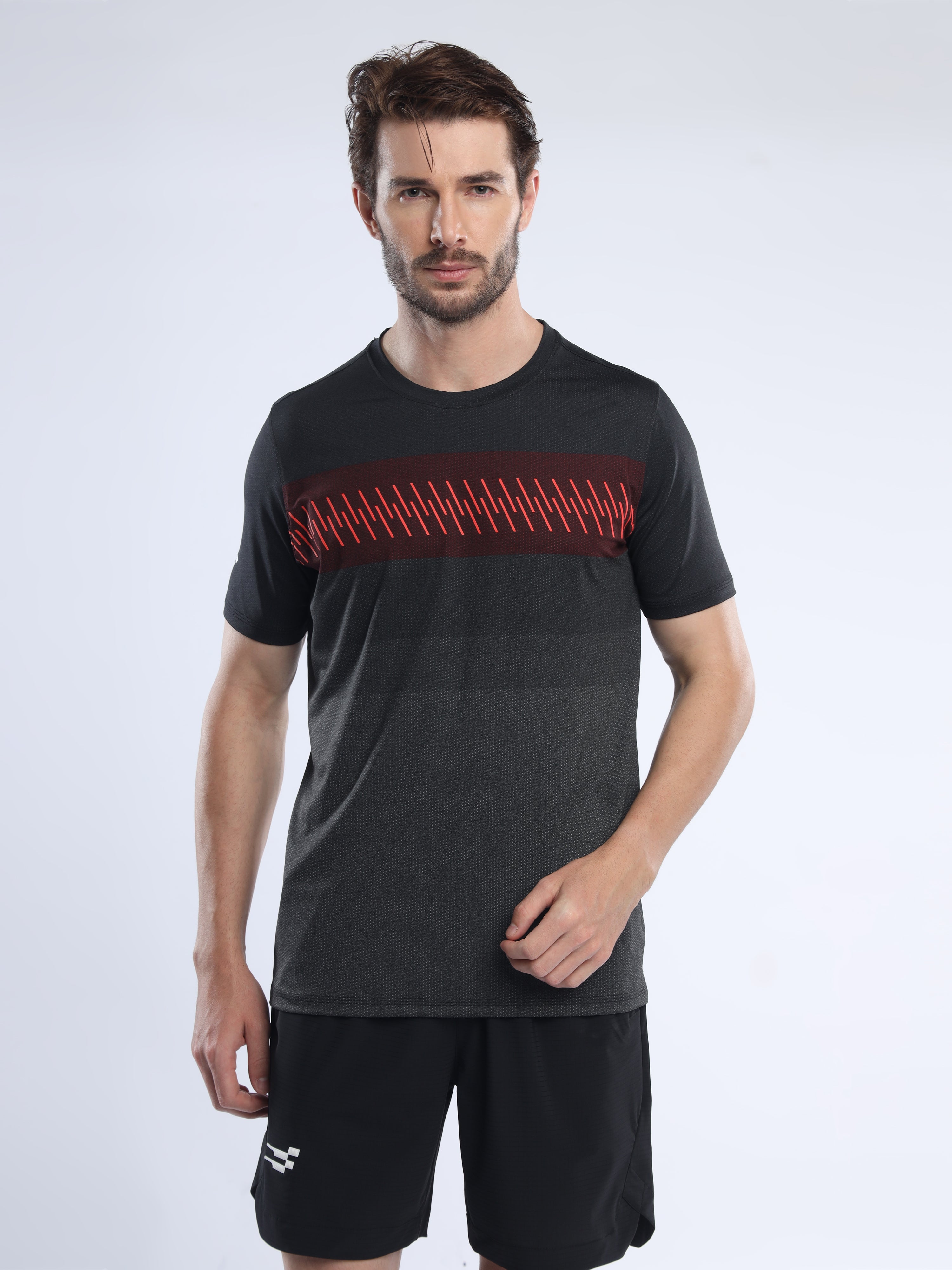 Fit-Gear Slam Running T-Shirt Black