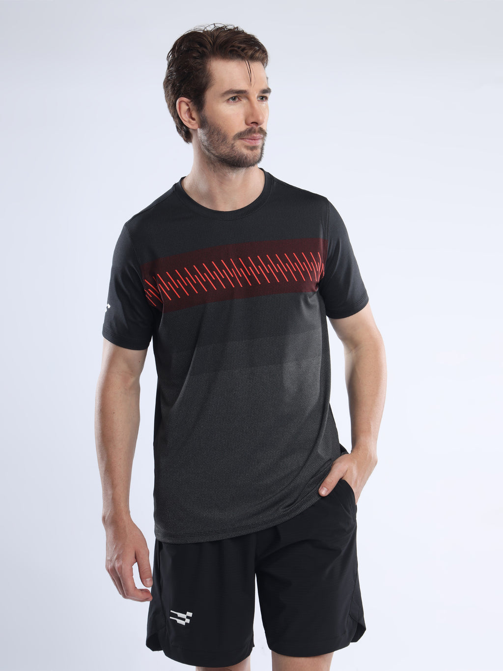 Fit-Gear Slam Running T-Shirt Black