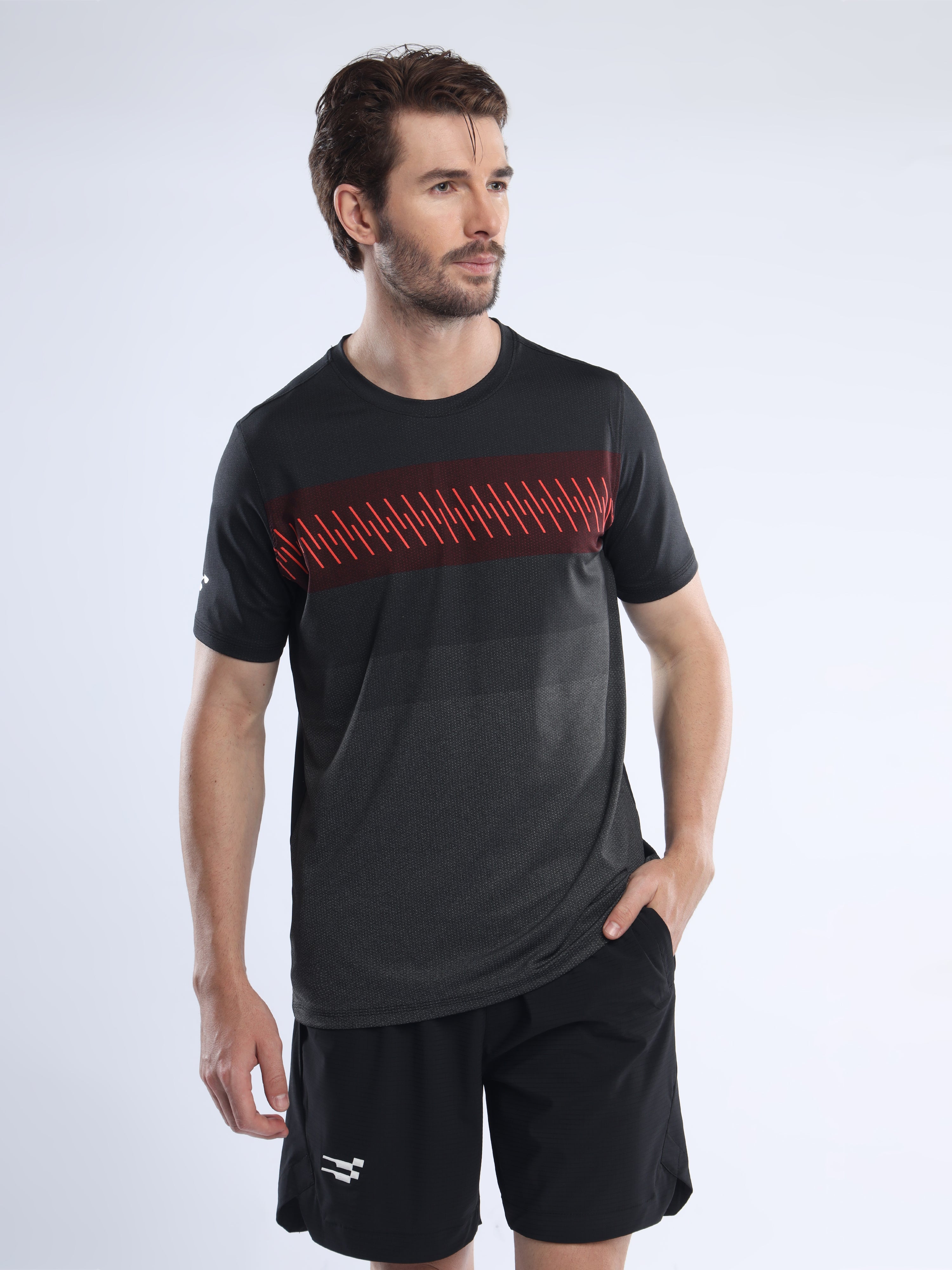 Fit-Gear Slam Running T-Shirt Black